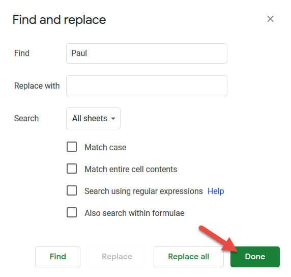 Hướng dẫn cách tìm kiếm trong Google Sheets